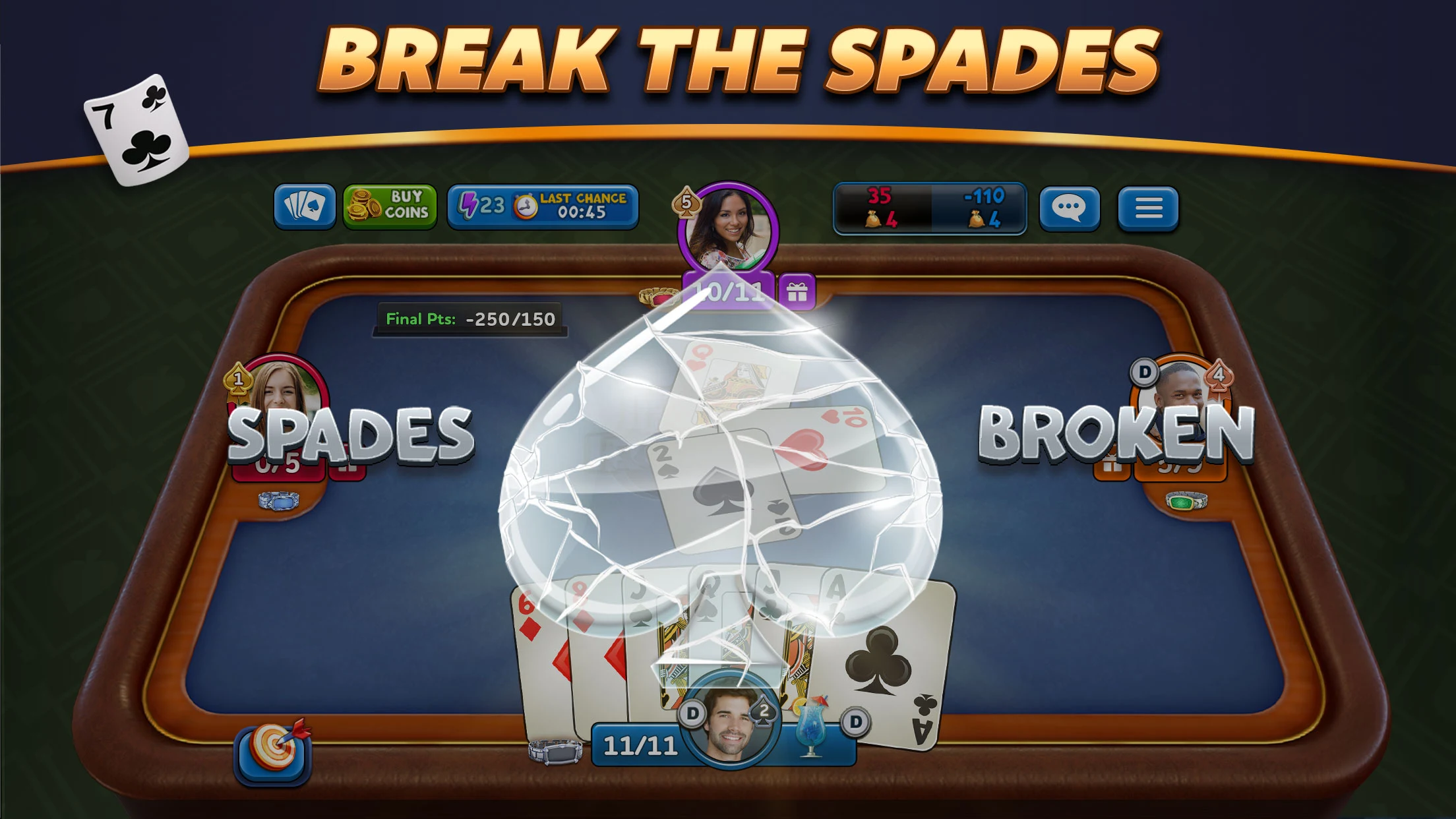 Spades Plus - Card Game screenshot